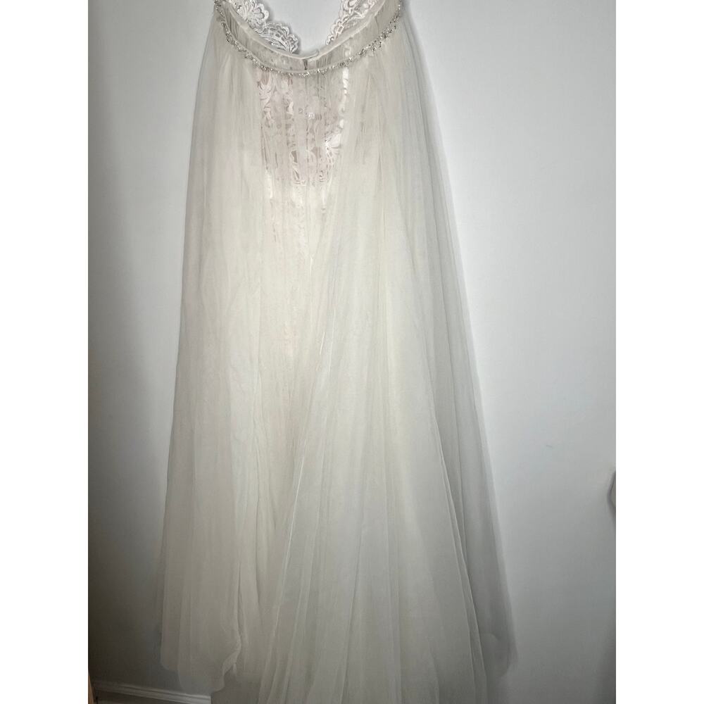 Maggie Sottero Milan Bridal Jumpsuit Size 12 - Picture 8 of 14